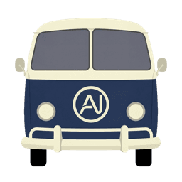 The AI Struggle Bus - front view